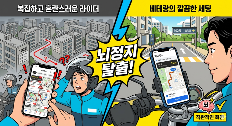 배달 알바 첫날 뇌정지? 초보 라이더가 100% 겪는 실수 5가지와 탈출법